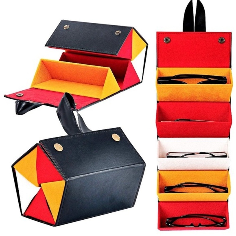 Eyeglass case Jewerly case sunglasses case 5 slots